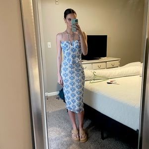 Two Piece Midi Skirt Set